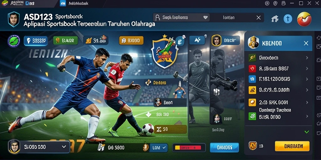 Tampilan gameplay ASD123 menunjukkan keseruan taruhan olahraga secara langsung.