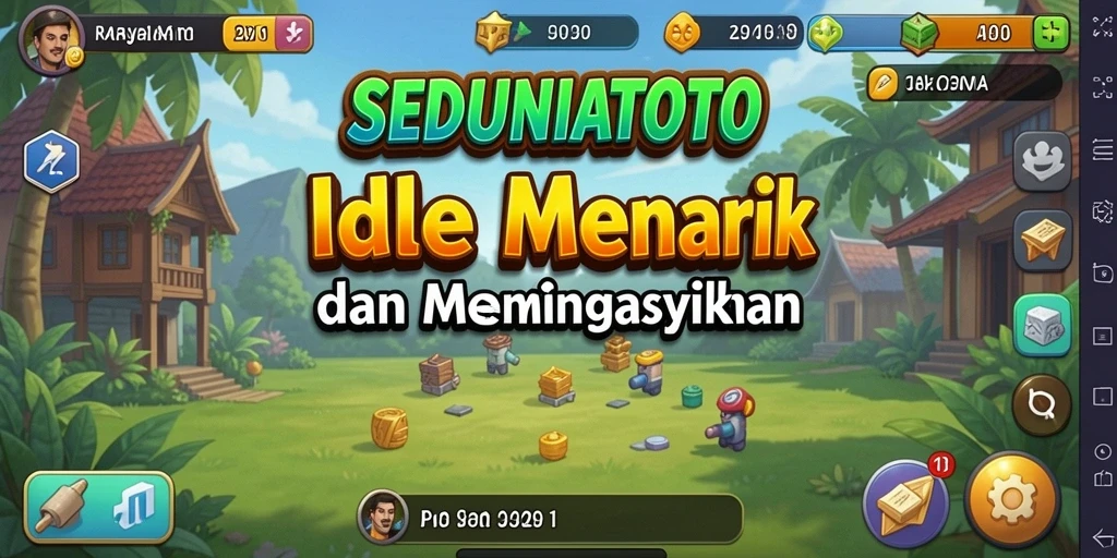 Tampilan gameplay SEDUNIATOTO yang menarik dan interaktif.