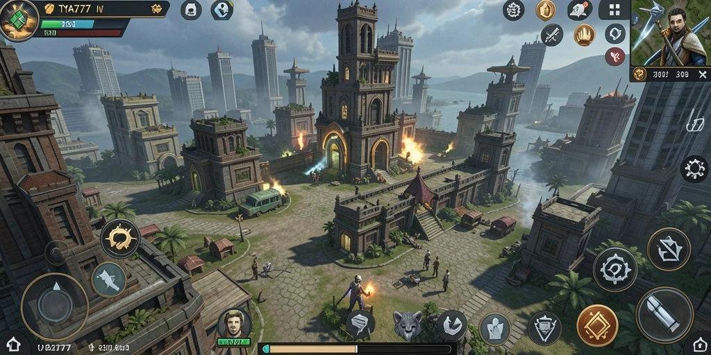 Tampilan gameplay TYA777 yang mendebarkan dalam Tower Defense.